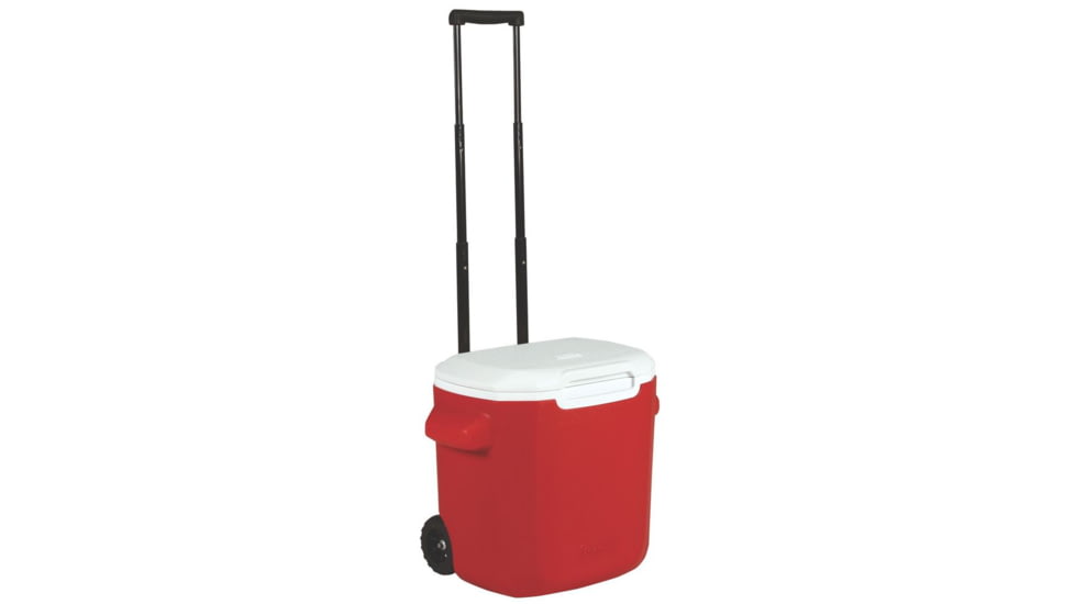 Coleman 16 Quart Wheeled Cooler, 6219, Red, Holds 22 Cans 3000001169