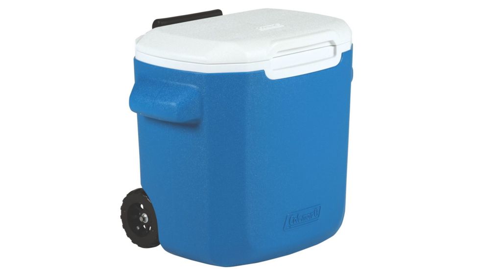 Coleman 16 Quart Wheeled Cooler, 6219, Blue, Holds 22 Cans 3000001170