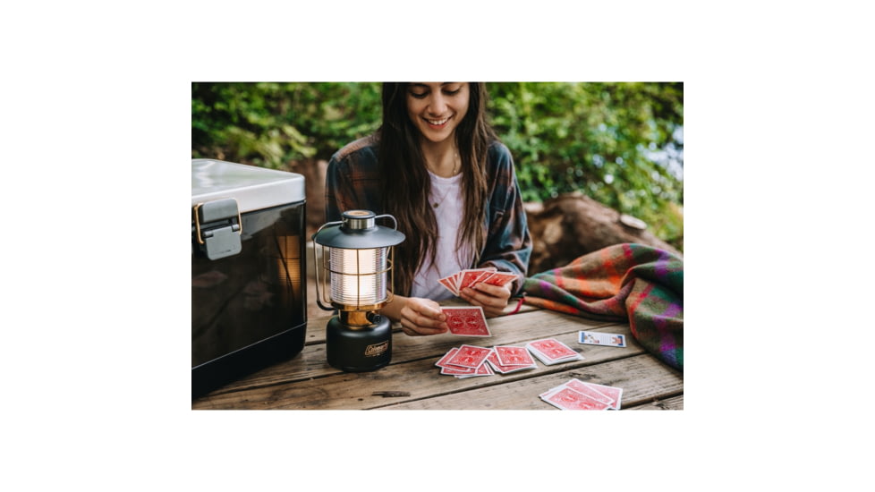 Coleman 1900 Collection AAA 600 Lumen LED Lantern, Black, CM1011510001-22