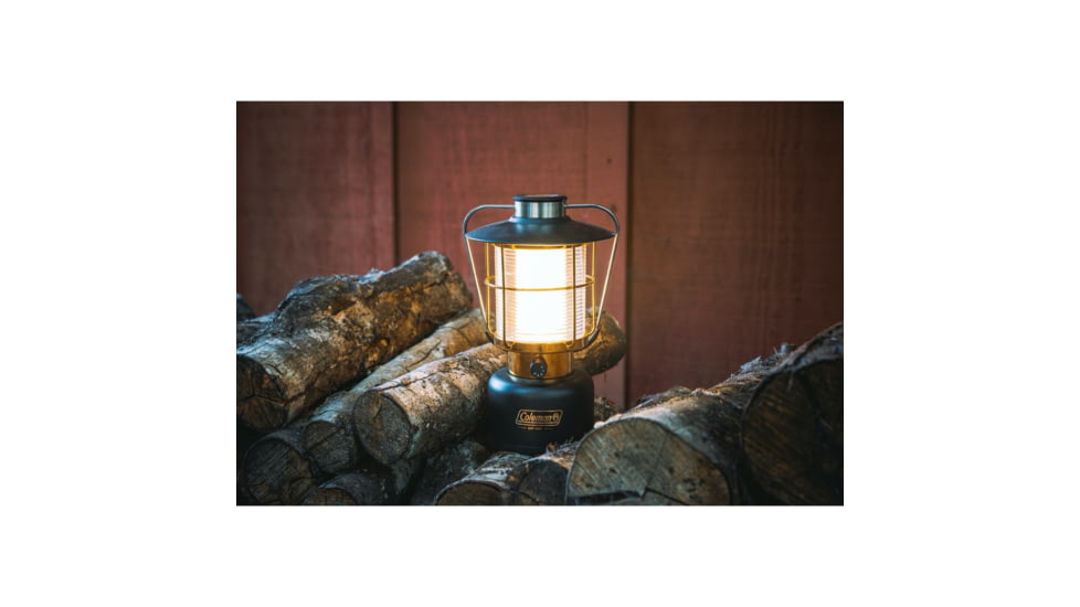 Coleman 1900 Collection AAA 600 Lumen LED Lantern, Black, CM1011510001-22