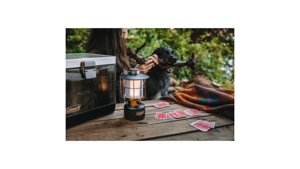 Coleman 1900 Collection AAA 600 Lumen LED Lantern, Black, CM1011510001-22