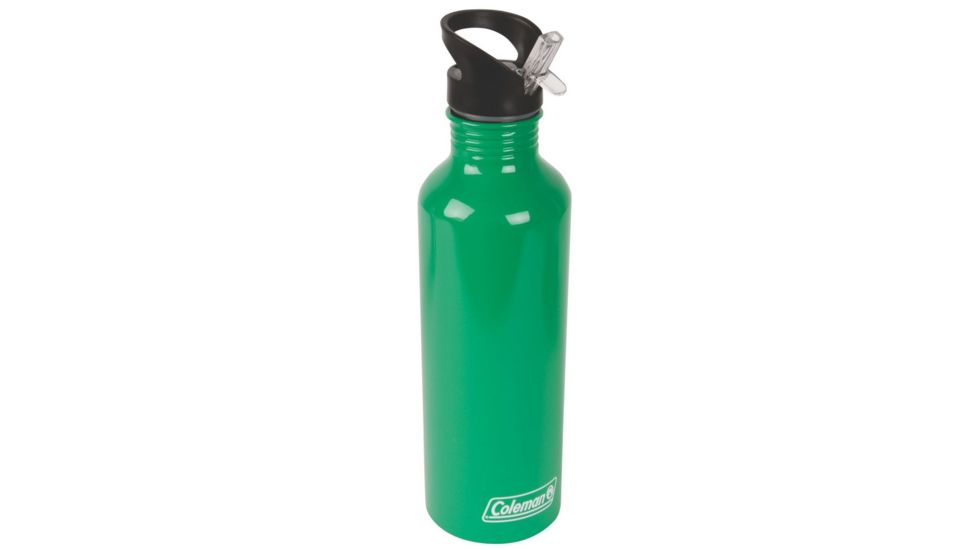 Coleman 1L Aluminum Hydration Water Bottle, Wide Mouth Opening, 3.2 in X 10.5 in 2000016358