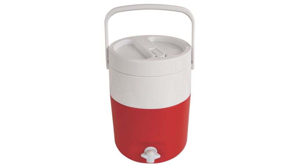 Coleman 2 Gal Jug Cooler W/ Faucet, Spout, Red 5592C703G
