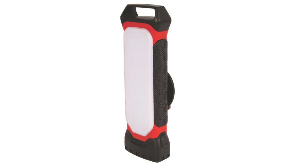 Coleman 2 In 1 Utility Light Flashlight, 200 Lumens, IPX4 Water-Resistant Design, Black / Red 2000022333