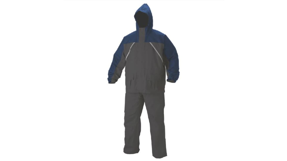 Coleman .20 MM PVC / Nylon Rain Suit, Grey, Large 2000015026