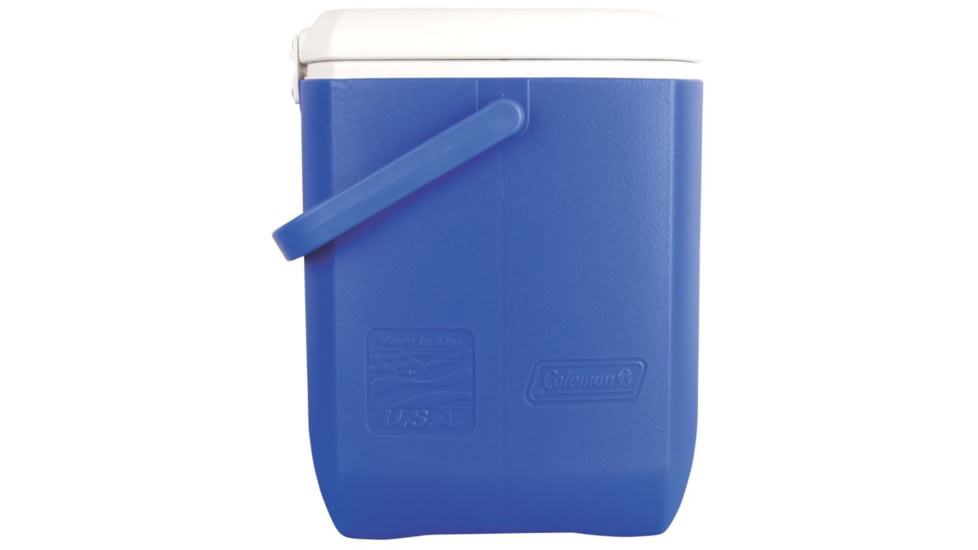 Coleman 30  Quart Cooler 00, 5879, Lid supports up to 250 lbs, Cup Holders, Blue, Holds 38 Cans 3000001842