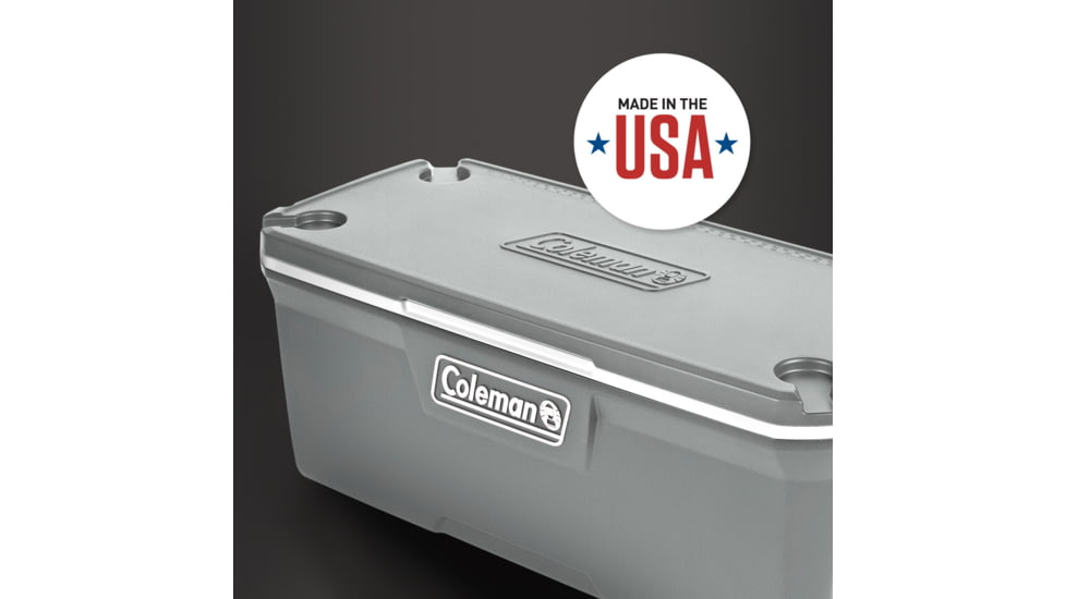 Coleman 316 Series 150-Quart Hard Cooler - Ship In Own Container, Rock Gray/White/Rock Gray, CM1010810001-13