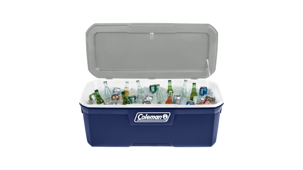 Coleman 316 Series 150-Quart Hard Cooler, Twiling/Red/White, CM1010810001-52
