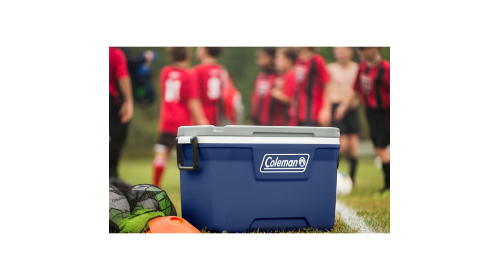 Coleman 316 Series 52-Quart Hard Cooler, Twiling/Red/White, CM1010810001-48