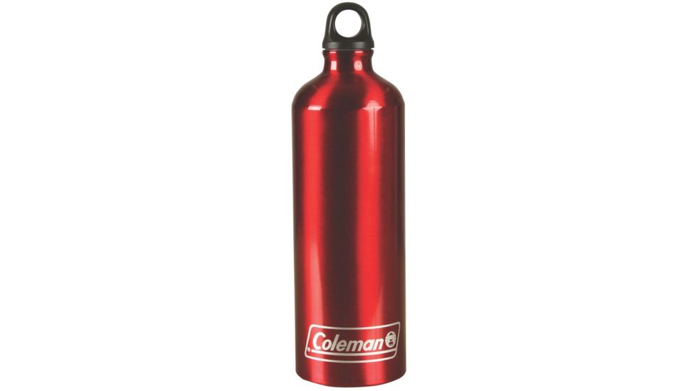 Coleman 32 oz Aluminum Water Bottle W/ Looped Topper, 3.2 in X 10.5 in 2000009202