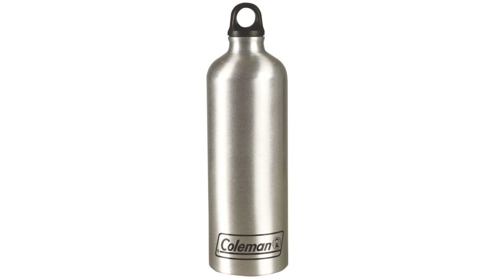 Coleman 32 oz Aluminum Water Bottle W/ Looped Topper, 3.2 in X 10.5 in 2000009202