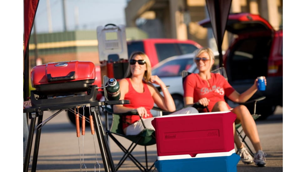Coleman 48 Can PartyStacker Cooler, Compatible W/ Other PartyStacker Items, Red, 33 Quarts 3000000481