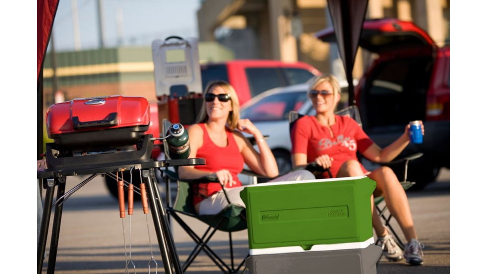 Coleman 48 Can PartyStacker Cooler, Compatible W/ Other PartyStacker Items, Green, 33 Quarts 3000000482