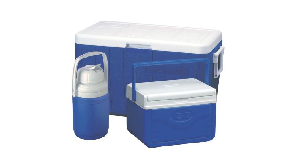 Coleman 48 Qt Cooler Combo W/ 5 Qt Cooler, .3 Gal Cooler, Blue 3000000023