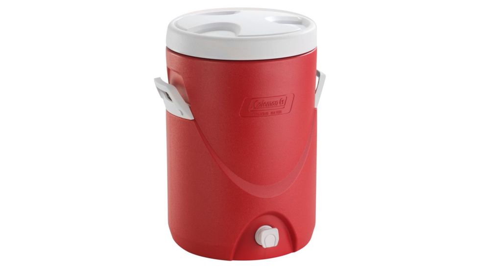 Coleman 5 Gal Beverage Cooler, GLBL, Red 3000001044