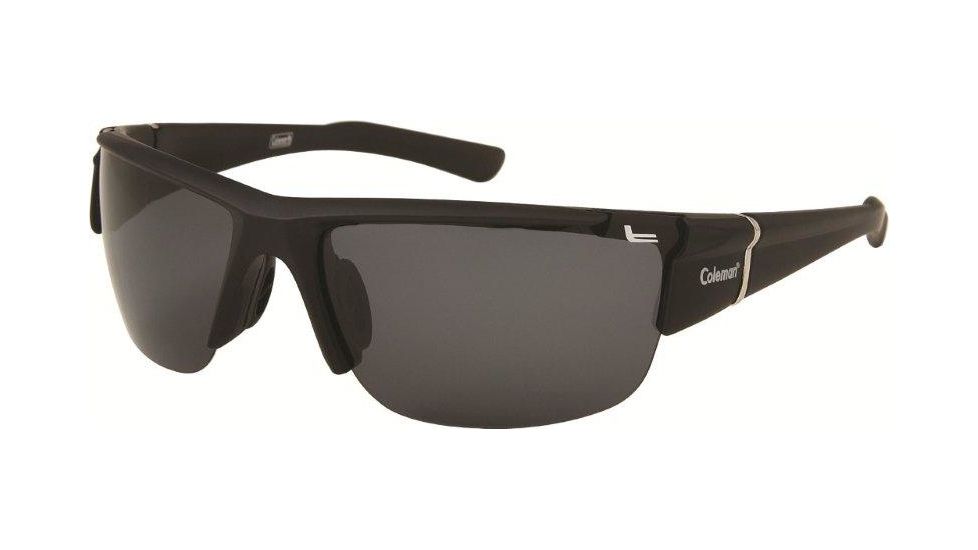 Coleman 6000 Polarized Sunglasses - Black Frame, Smoke Lenses CC1 6000-C1