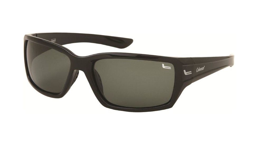 Coleman 6004 Polarized Sunglasses - Black  Frame, Smoke Lenses CC1 6004-C1