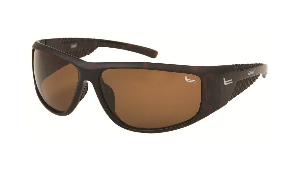 Coleman 6005 Polarized Sunglasses - Matte Brown Tortoise Shell Frame, Brown Lenses CC1 6005-C3