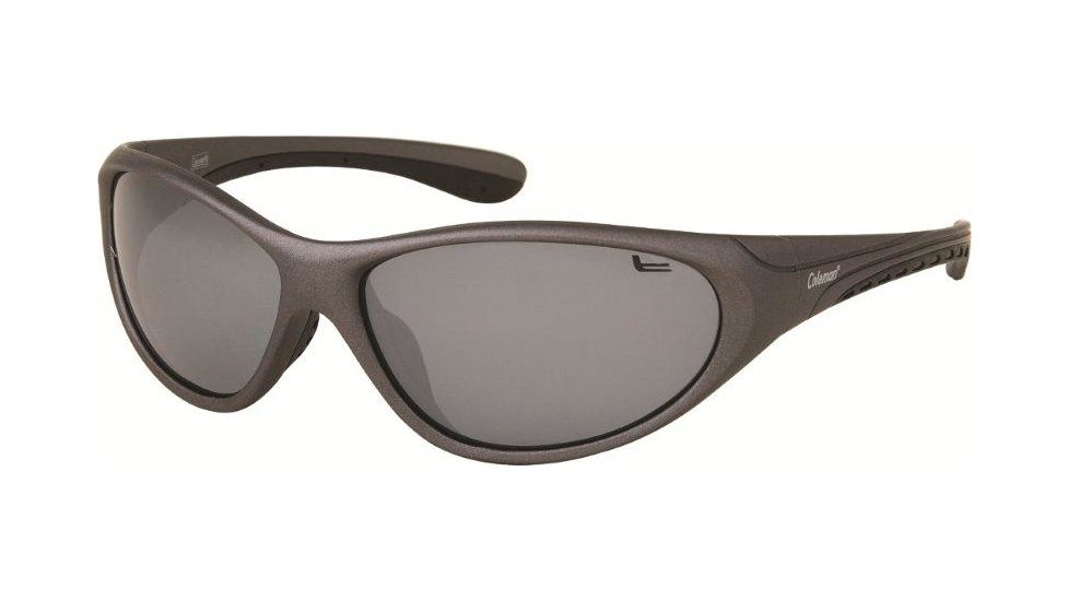 Coleman 6006 Polarized Sunglasses - Dark Grey  Frame, Smoke Lenses CC1 6006-C3