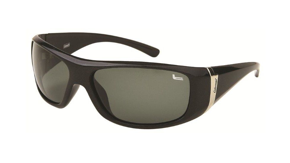 Coleman 6014 Polarized Sunglasses - Black Frame, Smoke Lenses CC1 6014-C1