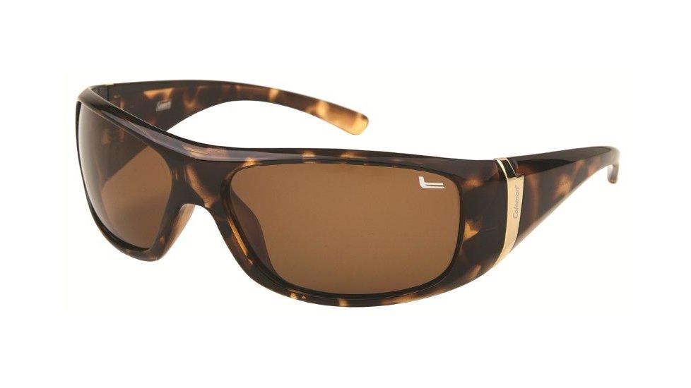 Coleman 6014 Polarized Sunglasses - Brown Tortoise Shell Frame, Brown Lenses CC1 6014-C2