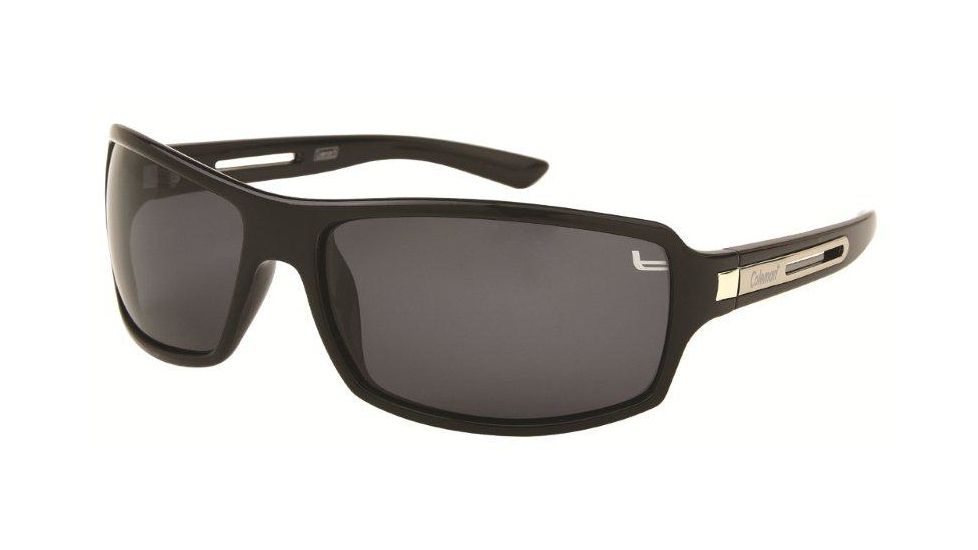 Coleman 6016 Polarized Sunglasses - Black Frame, Smoke Lenses CC1 6016-C1