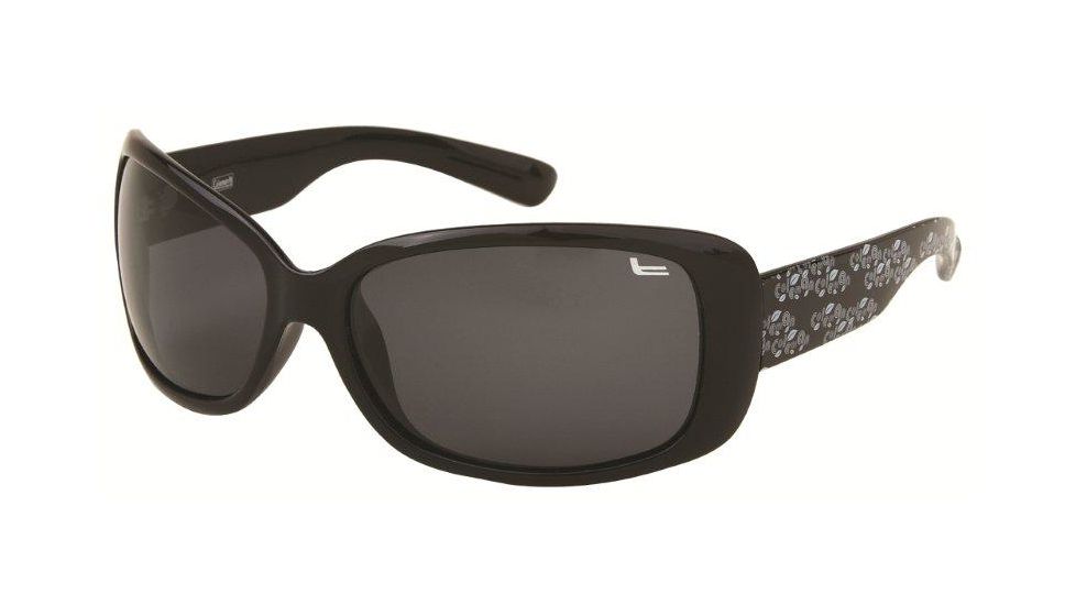 Coleman 6023 Polarized Sunglasses - Black And White Frame, Smoke Lenses CC1 6023-C1