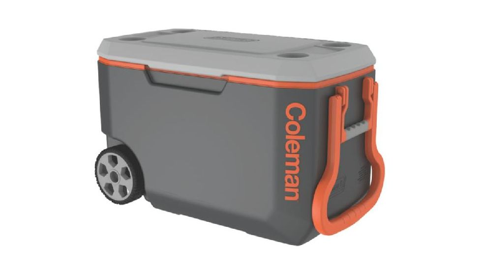 Coleman 62 Quart Cooler, OMLD 5862, Gray / Orange 3000004485