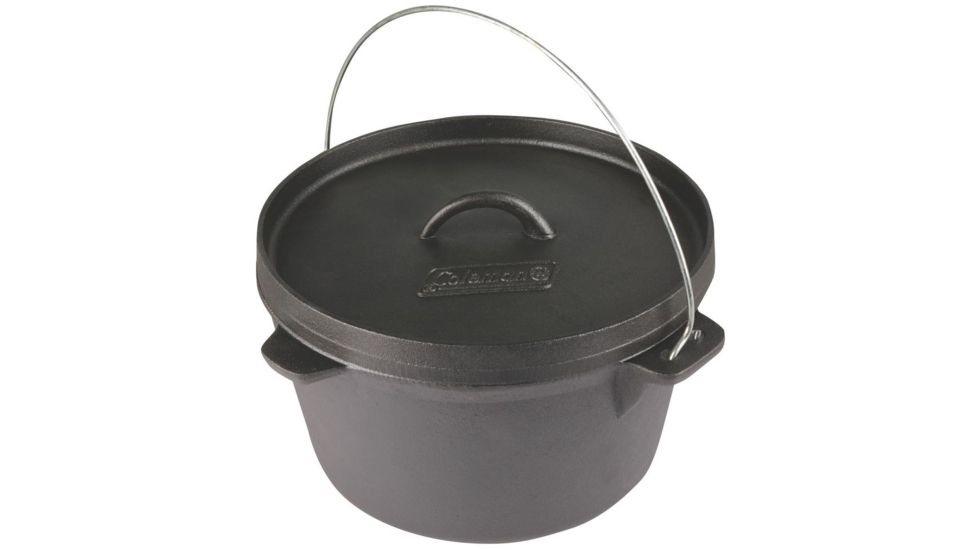 Coleman 7.5 Qt Cast Iron Dutch Oven, Black 2000007763