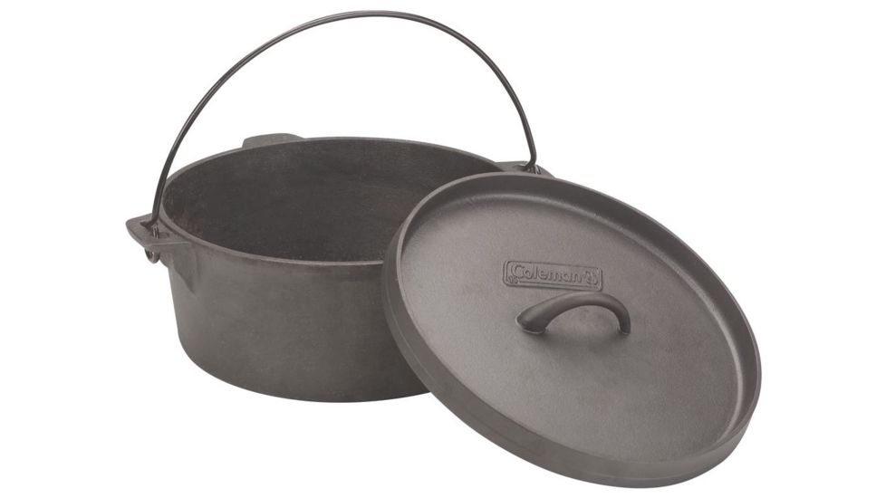 Coleman 7.5 Qt Cast Iron Dutch Oven, Black 2000007763