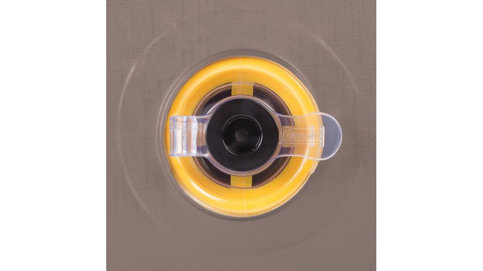 Coleman Airbed Double High PillowStop Air Mattress W/ 120V Pump Combo, Supports up to 300 lbs, Twin, Tan 2000025763