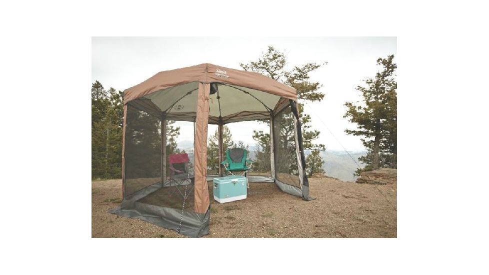 Coleman Back Home Instant Hexagon Screen House, 12 ft x 10 ft 2000004413