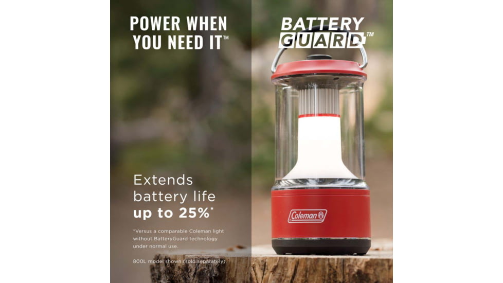 Coleman Battery Guard Lantern 1000 Lumens 4d Batteries