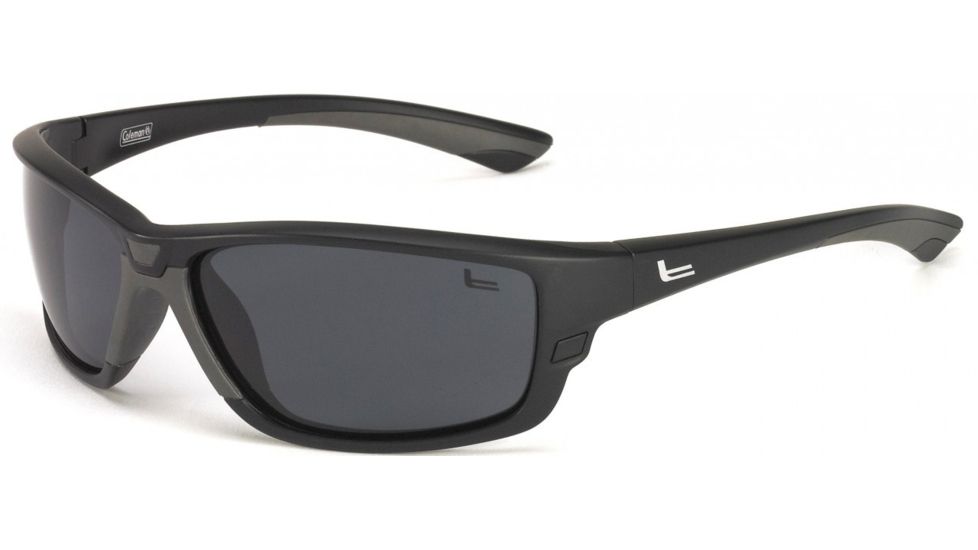 Coleman Bayliner Sunglasses - Black Frame and Smoke Lens 842749030937