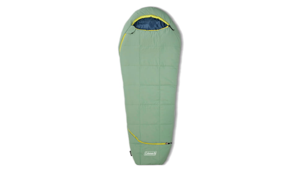 Coleman Big Bay Mummy Sleeping Bag, 20F, Moss, CM1010410015-5