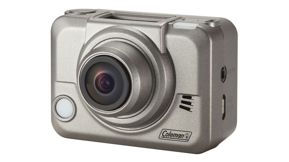 Coleman Bravo 1080p HD &amp; 5.0 MP Waterproof Sports Camera Kit, Silver CX10WP