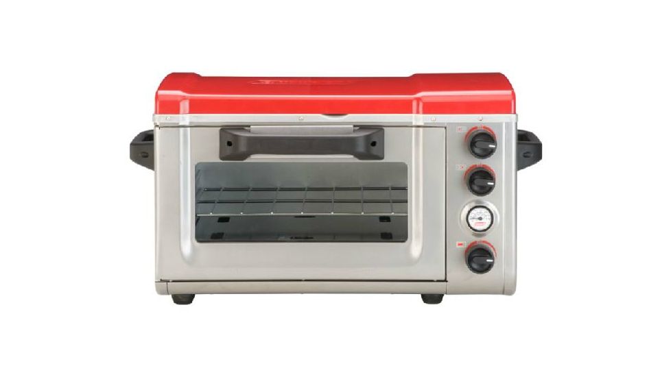 Coleman Camp Propane Stove/Oven Combo, Red 2000020944