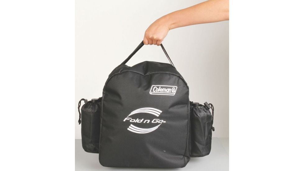 Coleman Camping Stove Fold N Go Carry Case W/ Padded Interior, Black, Fits Coleman Fold N Go Grills / Stoves 2000020973