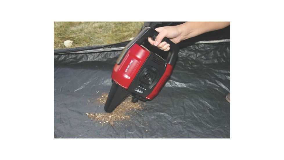 Coleman CampVac Rechargeable 120V Vacuum / Pump, Red 2000019226