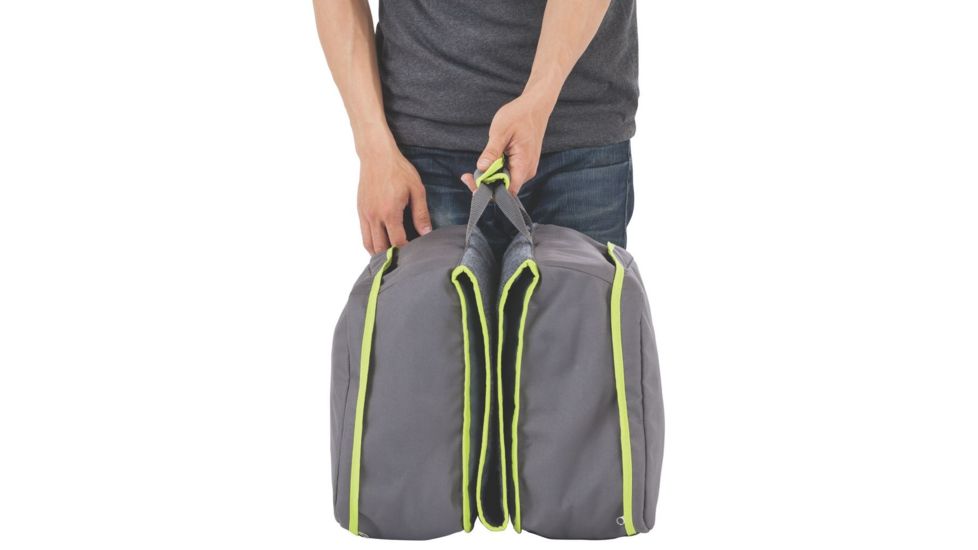 Coleman Carry-All Mat, Storage Bag Camping Gear, Two Zippered Compartments, Gray / Green 2000018199