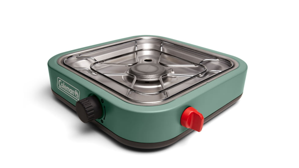 Coleman Cascade 18 1-Burner Propane Camping Stove, Moss, CM1011010002-1