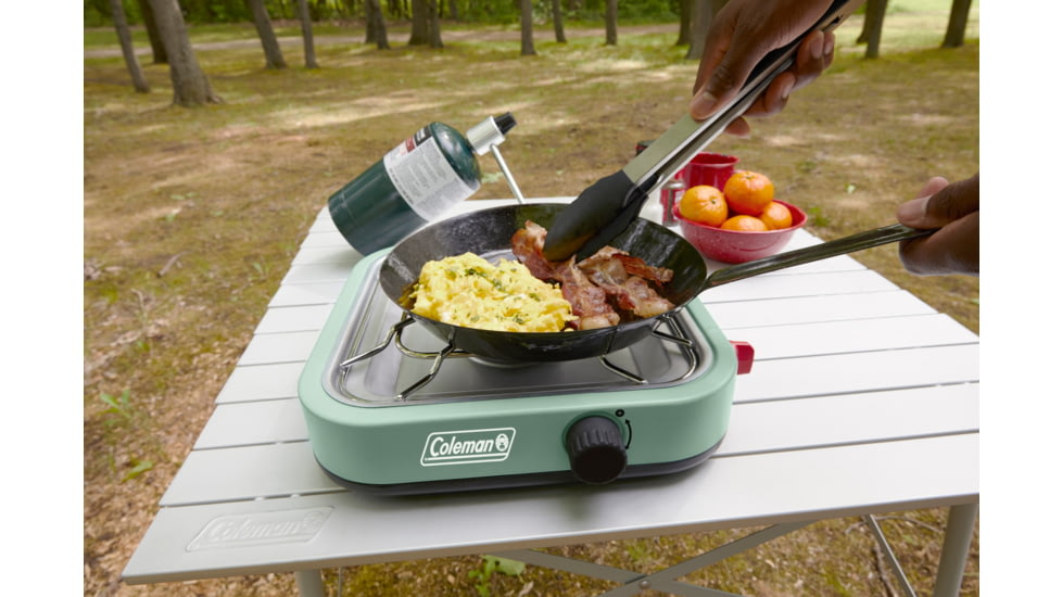 Coleman Cascade 18 1-Burner Propane Camping Stove, Moss, CM1011010002-1