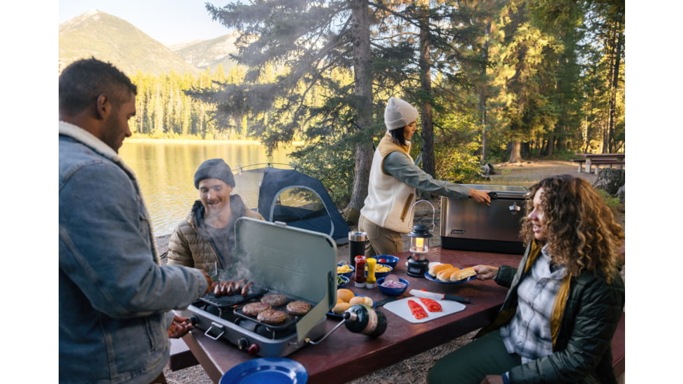 Coleman Cascade 3-in-1 Propane Camping Stove, Moss, CM1011010003-5