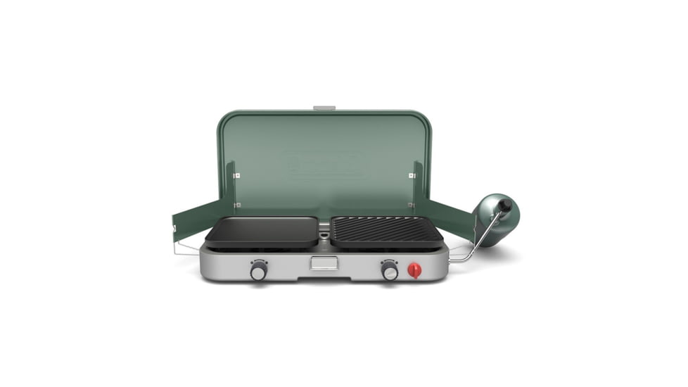 Coleman Cascade 3-in-1 Propane Camping Stove, Moss, CM1011010003-5