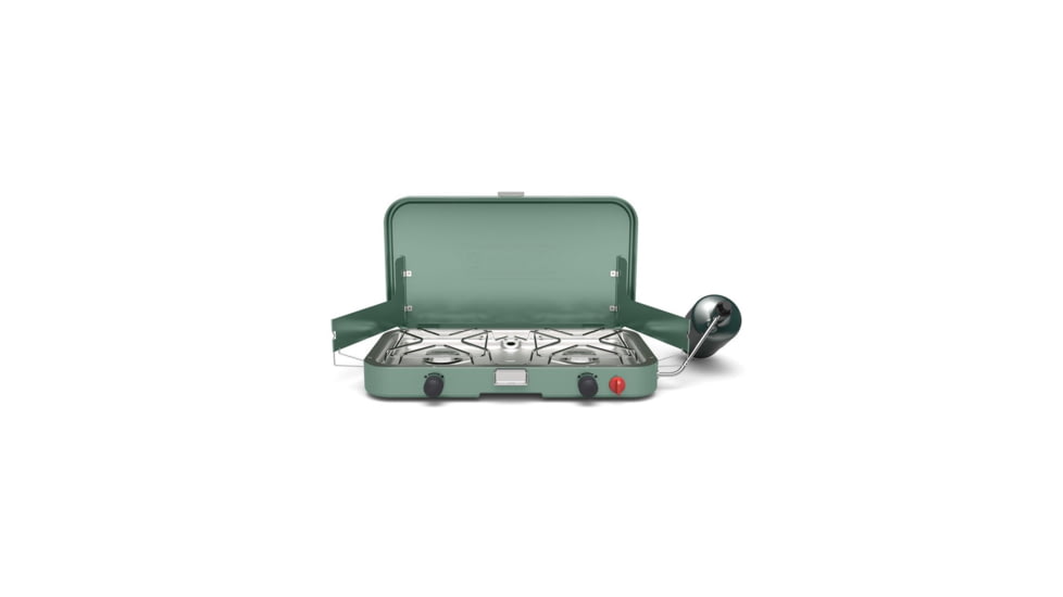 Coleman Cascade 222 2-Burner Propane Camping Stove, Moss, CM1011010003-2