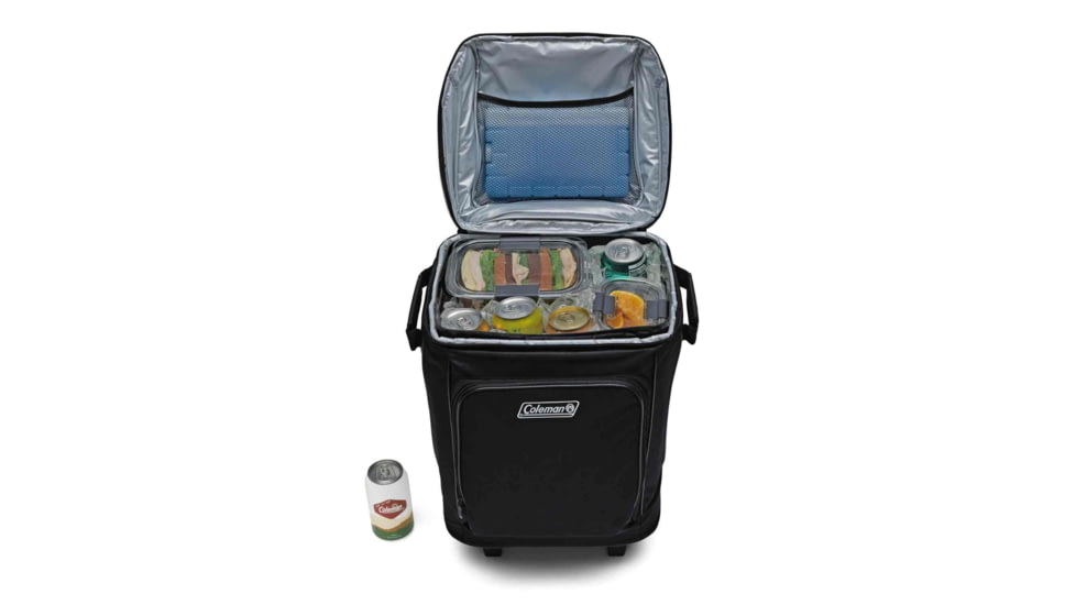 Coleman CHILLER 42-Can Wheeled Soft Cooler, Black, CM1010810002-17
