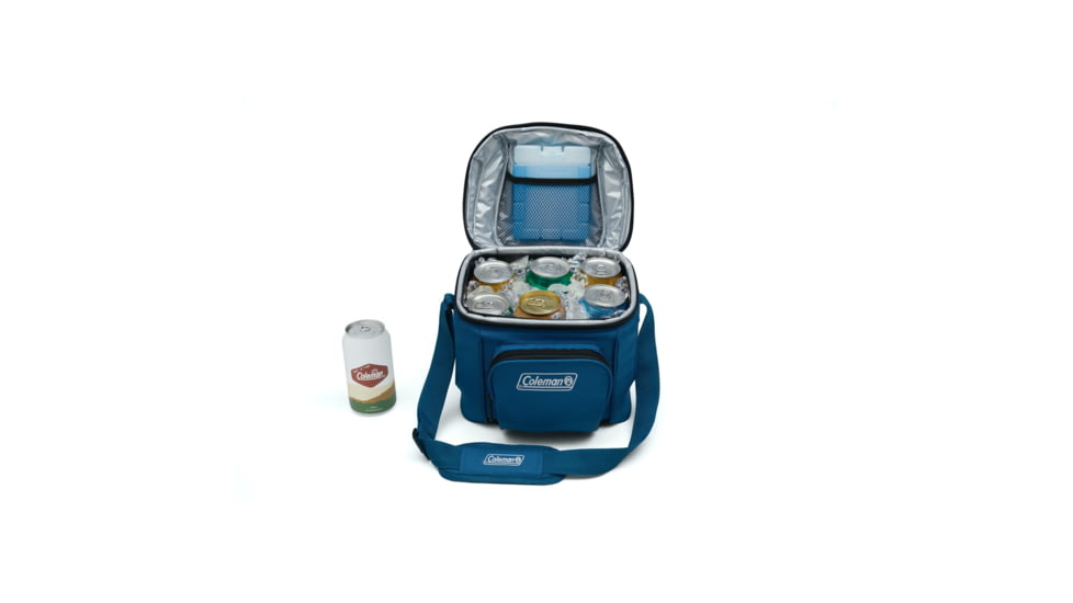Coleman CHILLER 9-Can Soft-Sided Portable Cooler, Ocean, CM1010810002-20