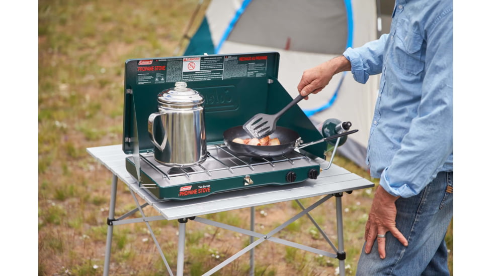 Coleman Classic 2 Burner Propane Portable Stove, Black, CM1011010003-11