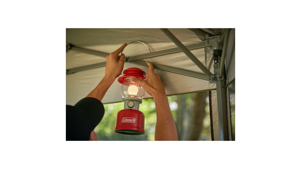 Coleman Classic Alkaline 500 Lumen LED Lantern, Red, CM1011510001-26