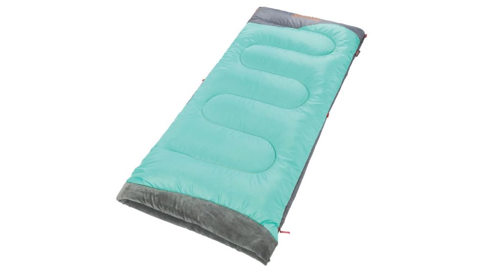 Coleman Comfort Cloud 40 Regular Sleeping Bag W/ Memory Foam Bottom, Blue / Gray, 75 x 33 in 2000025550